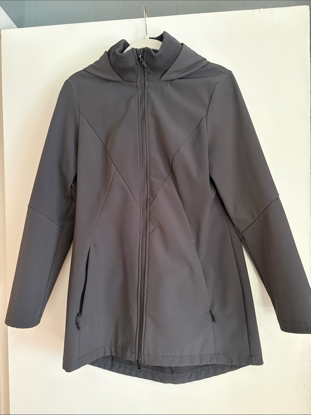 Champion Women's Gray Hooded Sporty Utility Jacket